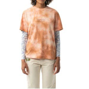 Tie Dye Short Sleeve Vintage Tee Unisex Sunrise Orange & Yellow SZ MEDIUM